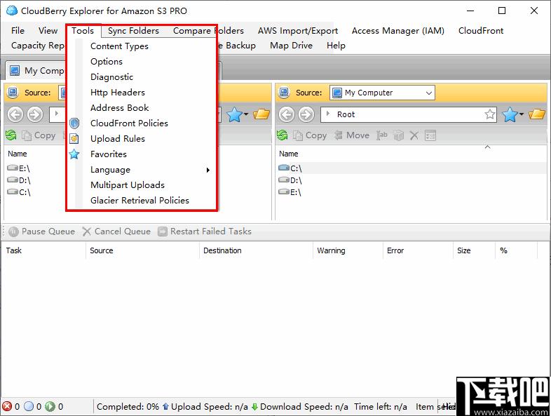CloudBerry Explorer for Amazon,服务器,文件传输