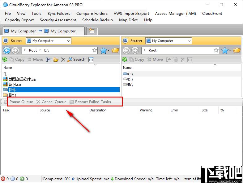 CloudBerry Explorer for Amazon,服务器,文件传输