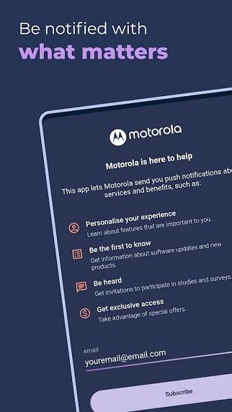 摩托罗拉通知应用(Motorola Notifications)下载,摩托罗拉通知,通知app,摩托罗拉app